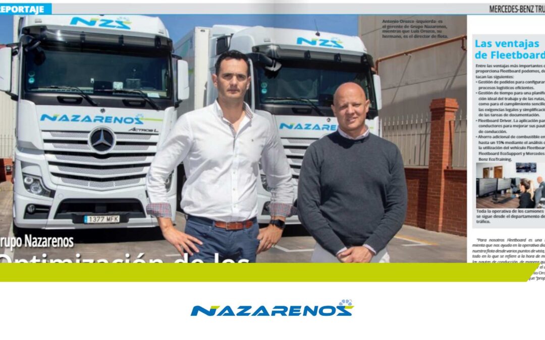 Grupo Nazarenos en Transporte Profesional: nuestro éxito con FleetboardEnt